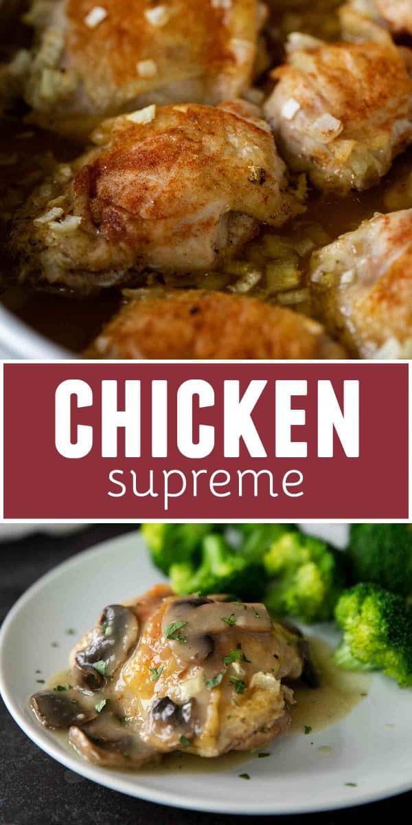 Baked Chicken Supreme with Mushroom Gravy Taste and Tell