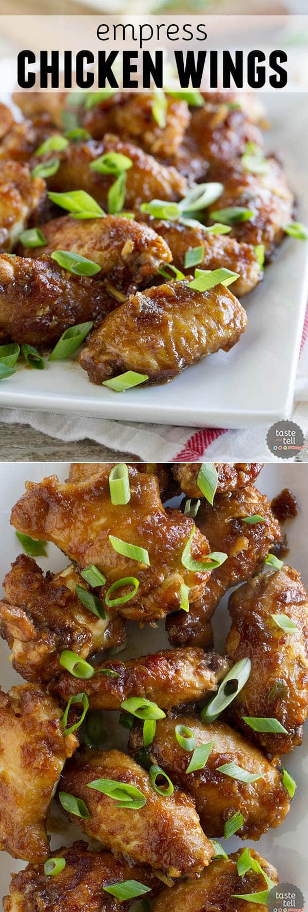 Serve your chicken wings with an Asian twist. These Empress Chicken Wings are quickly marinated in a soy sauce and ginger marinade for a full flavored appetizer.