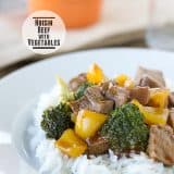 Hoisin Beef with Vegetables on Taste and Tell