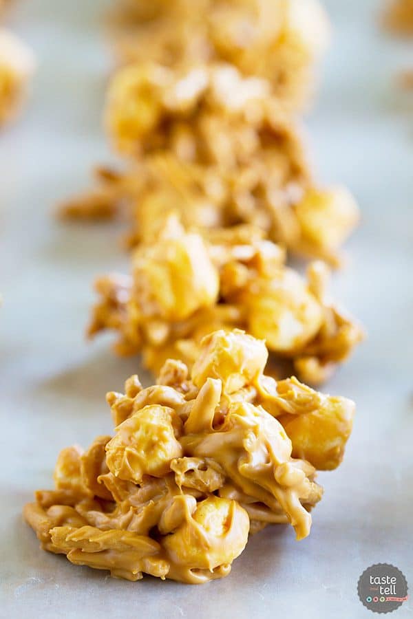 Only 4 ingredients and a few minutes prep, this No Bake Haystacks Recipe takes you back to childhood. Cookies don’t get easier than this!