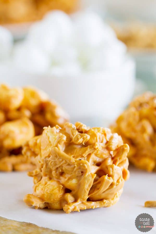 Only 4 ingredients and a few minutes prep, this No Bake Haystacks Recipe takes you back to childhood. Cookies don’t get easier than this!