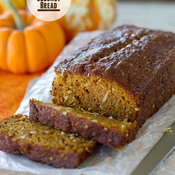 Pumpkin Coconut Bread | www.tasteandtellblog.com
