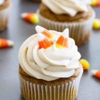 Cupcakes don’t get easier than these Quick and Easy Pumpkin Cupcakes! Only 5 ingredients in the cupcakes, these cupcakes are also frosted in my very favorite frosting!