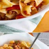 turkey goulash collage with text overlay