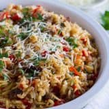 Orzo Recipe with Italian Sausage