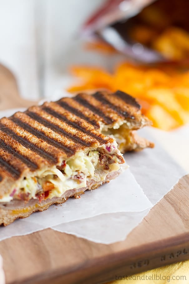 Roast Beef and Slaw Panini