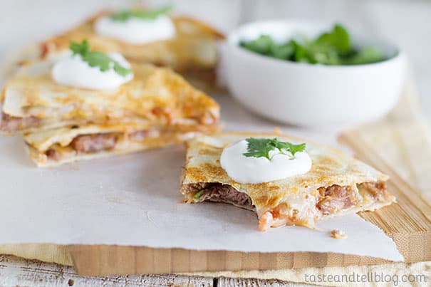 Smoky Chipotle Beef Quesadilla Recipe