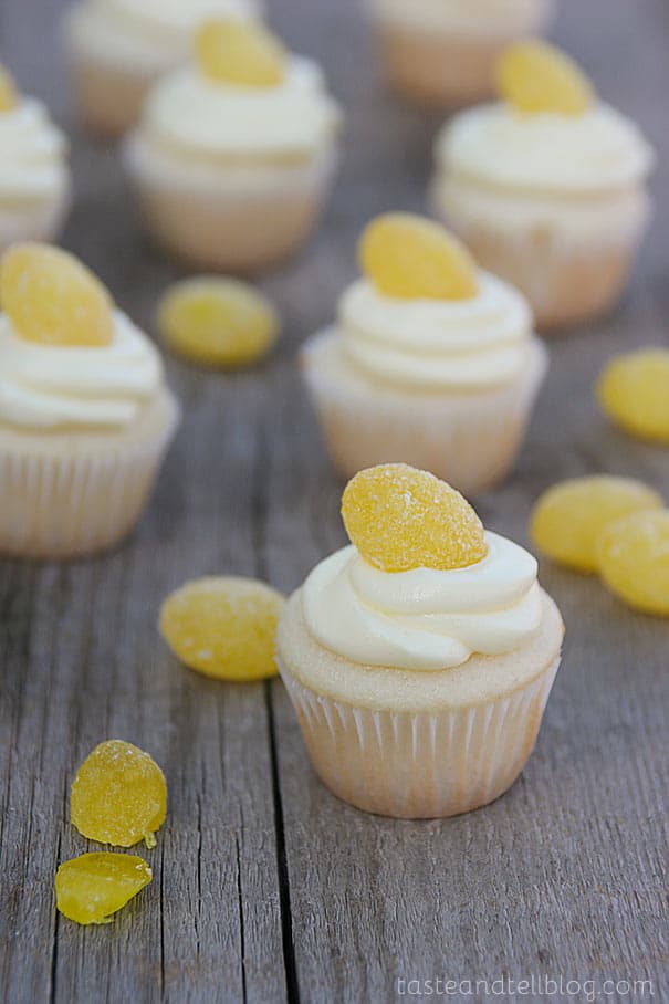This Lemon Buttercream is a smooth buttercream with a tart lemon flavor.