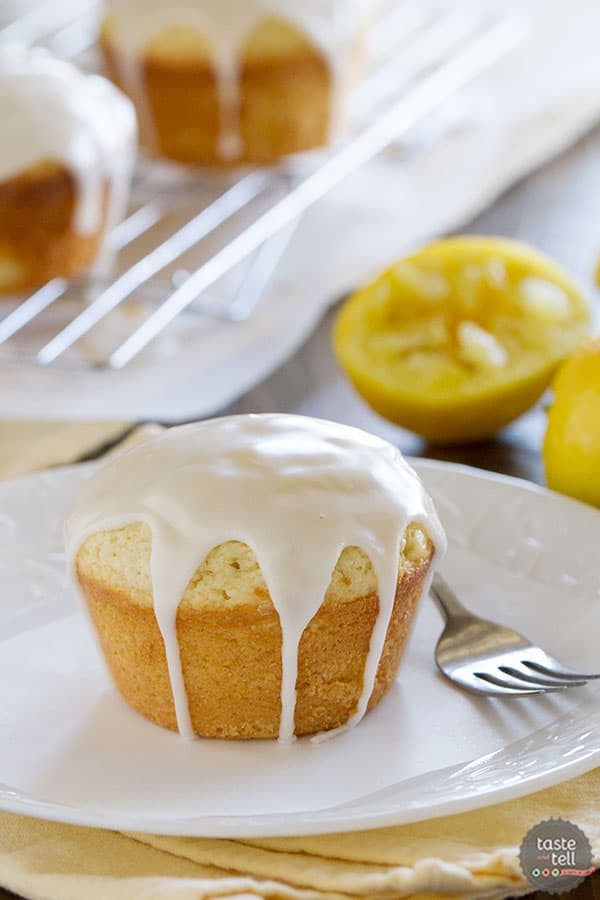 Glazed Lemon Cakes Recipe