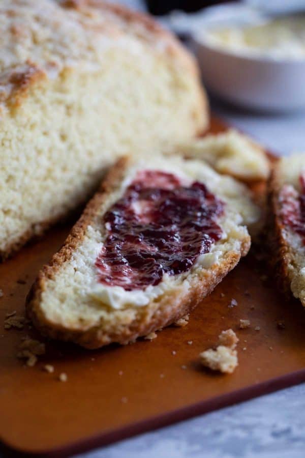 Irish Soda Bread with Jam