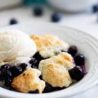 Fresh Blueberry Cobbler