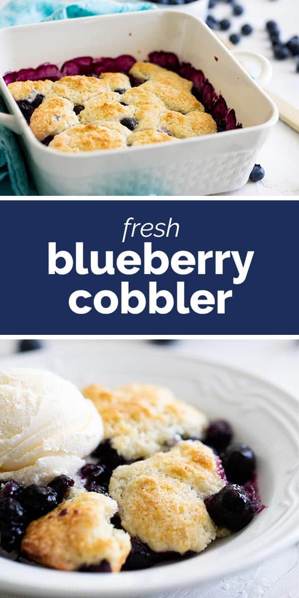 Easy and Fast Fresh Blueberry Cobbler Recipe Taste and Tell