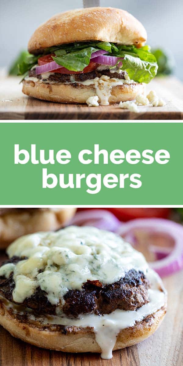 Easy Weeknight Blue Cheese Burgers Recipe Taste and Tell