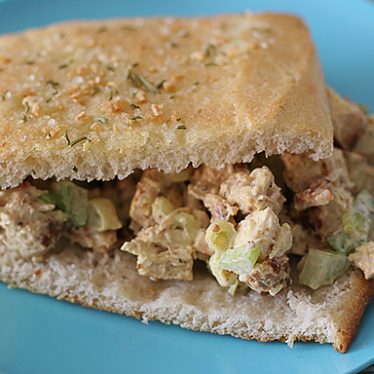 Chicken Salad Focaccia Sandwiches | www.tasteandtellblog.com