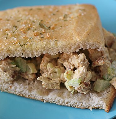 Chicken Salad Focaccia Sandwiches | www.tasteandtellblog.com