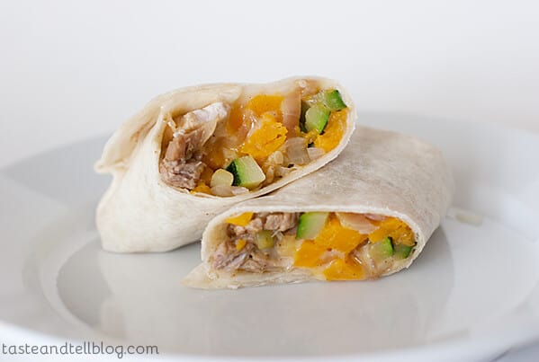 Pork and Squash Burritos | www.tasteandtellblog.com