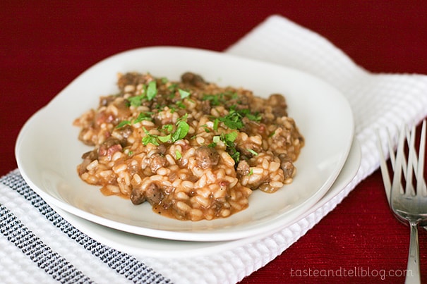 Sausage Risotto | www.tasteandtellblog.com