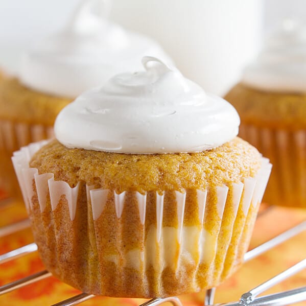 Pumpkin Cheesecake Cupcakes