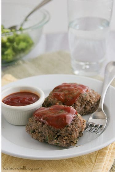 Mini Skillet Meatloaves | Taste and Tell #recipe #beef #dinner