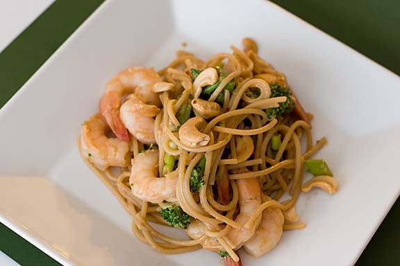 Thai Shrimp and Noodles | www.tasteandtellblog.com