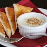 Baked Eggs with Creamed Spinach | www.tasteandtellblog.com