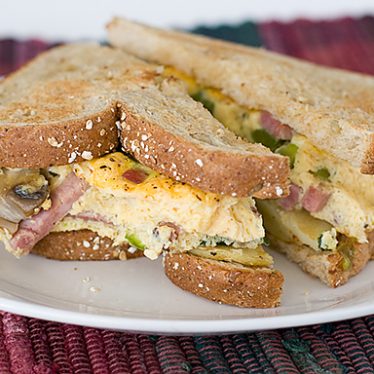Denver Eggs and Potato Hash Sammies | www.tasteandtellblog.com