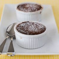 Hot Chocolate Souffle | www.tasteandtellblog.com