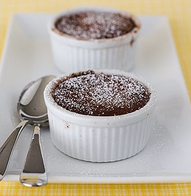 Hot Chocolate Souffle | www.tasteandtellblog.com