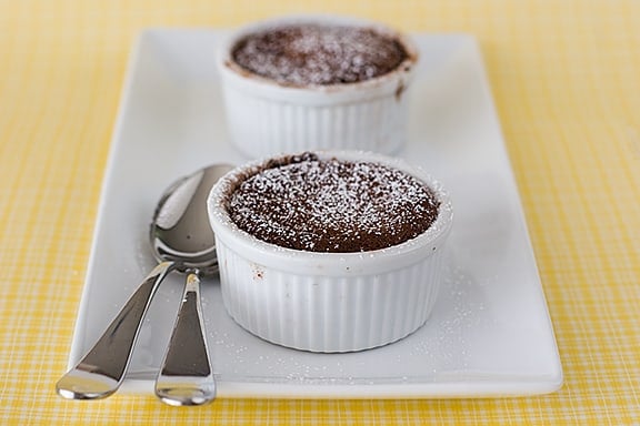 Hot Chocolate Souffle | www.tasteandtellblog.com