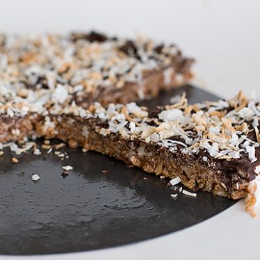Chocolate Marshmallow Crunch Tart | www.tasteandtellblog.com