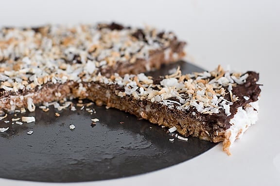 Chocolate Marshmallow Crunch Tart | www.tasteandtellblog.com