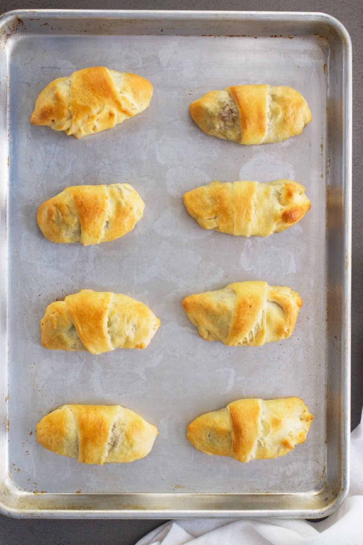 overhead shot of Cabbage and Beef Bundles