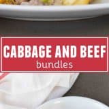 Cabbage and Beef Bundles collage