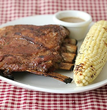 Ribs with Honey Mustard Glaze | www.tasteandtellblog.com