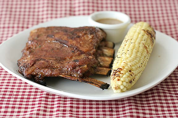 Ribs with Honey Mustard Glaze | www.tasteandtellblog.com