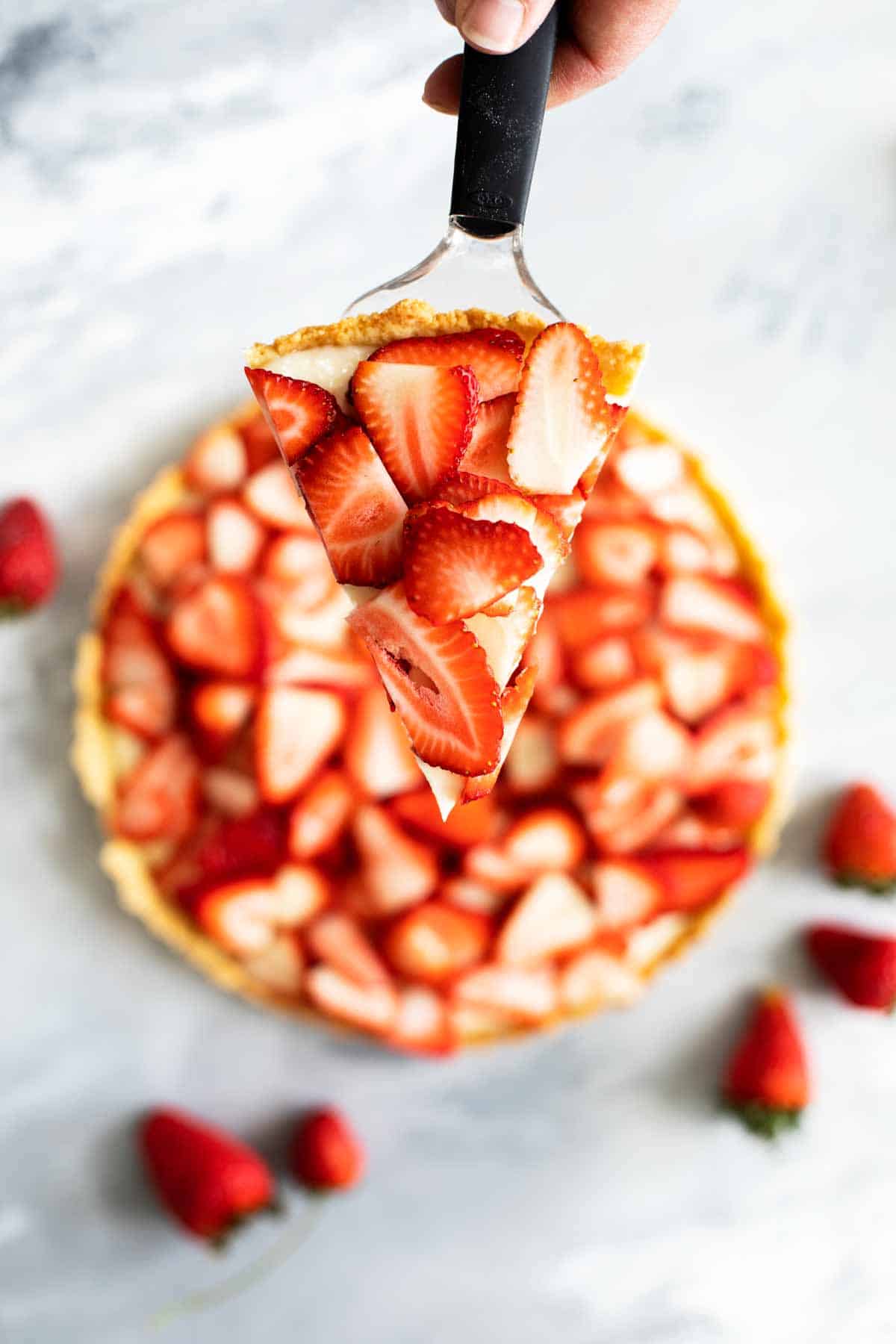 Slice of Strawberry Tart