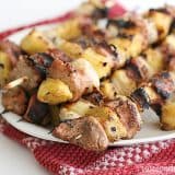 Jamaican Pineapple Pork Kabobs