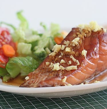 Slow-Baked Salmon with Soy Sauce and Ginger | www.tasteandtellblog.com