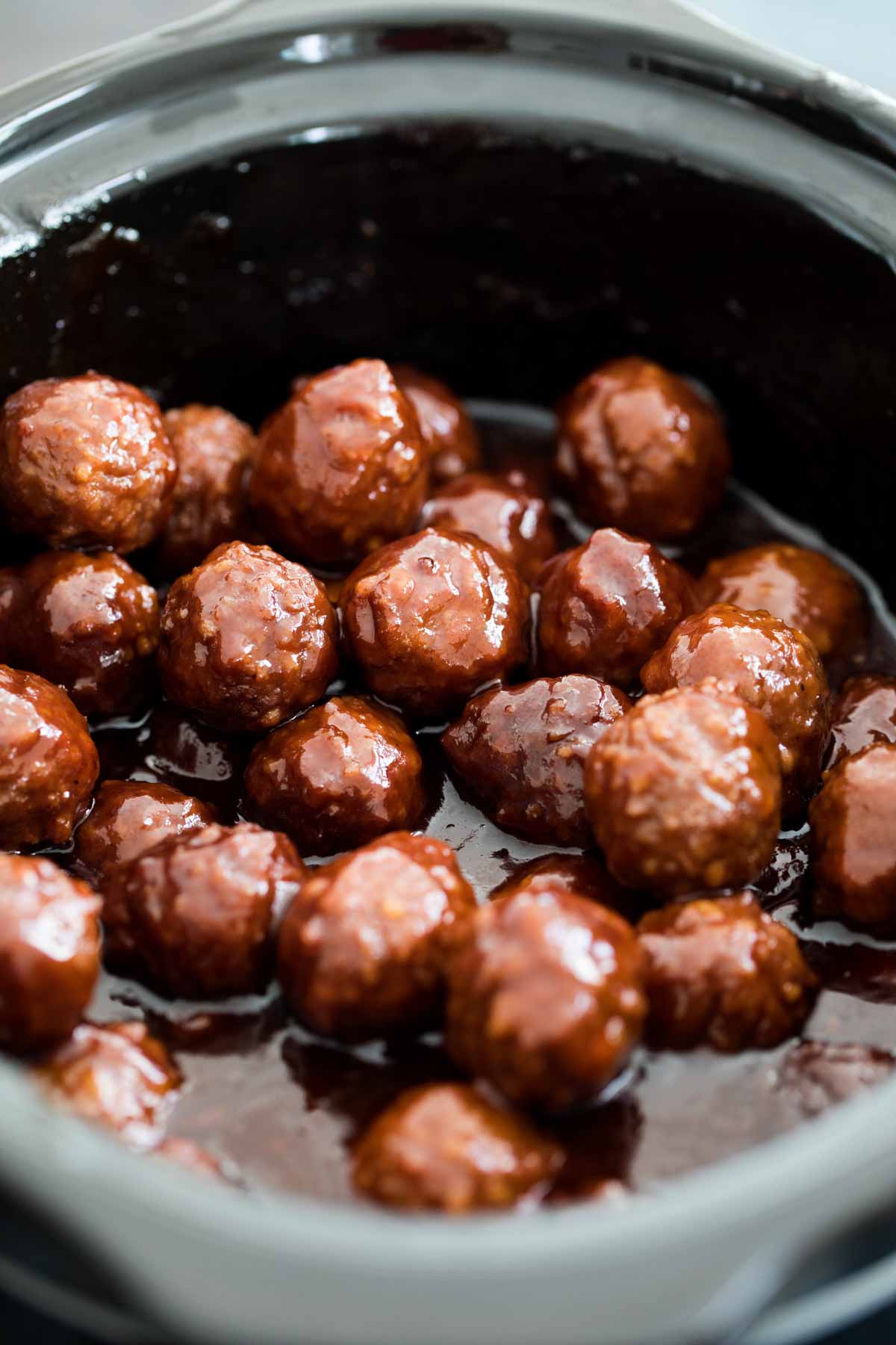 Crockpot BBQ Grape Jelly Meatballs Taste And Tell
