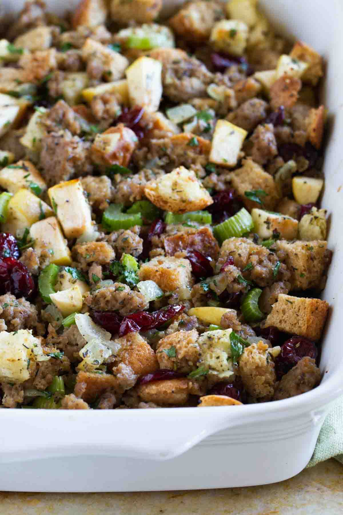 Apple & Sausage Stuffing Recipe
