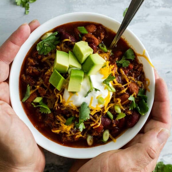 Easy Crock Pot Chili Recipe Slow Cooker Chili Taste and Tell