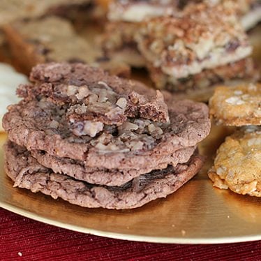 German Chocolate Thumbprint Cookies | www.tasteandtellblog.com