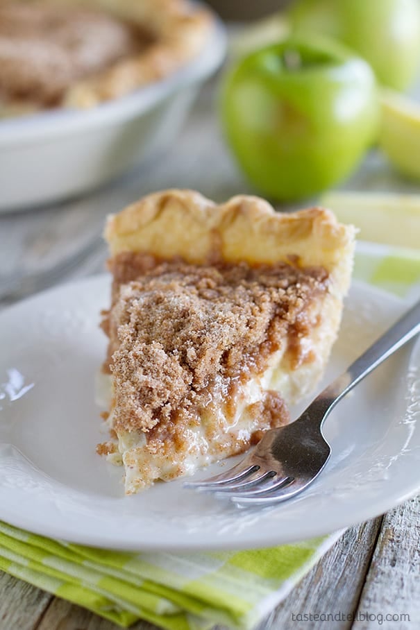 Sour Cream Apple Pie | Taste and Tell