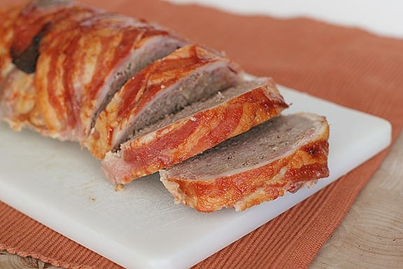 Bacon Wrapped Meatloaf | www.tasteandtellblog.com