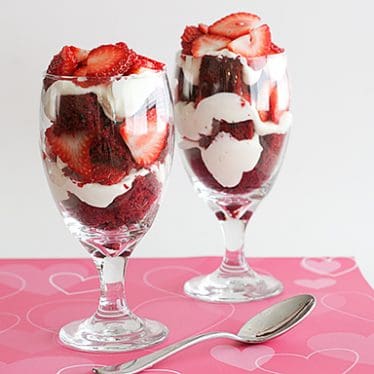 Red Velvet and Strawberry Trifle | www.tasteandtellblog.com