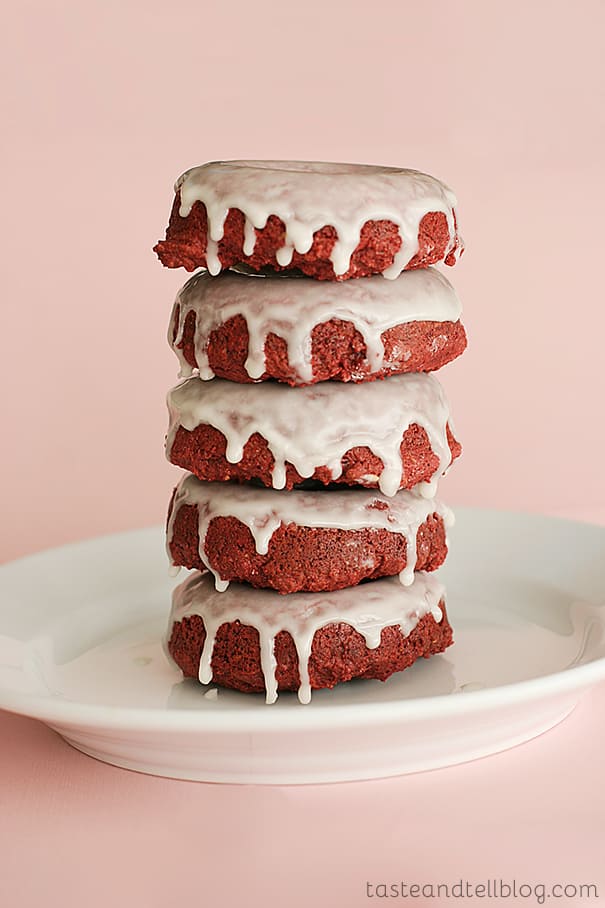 Baked Red Velvet Donuts | Taste and Tell