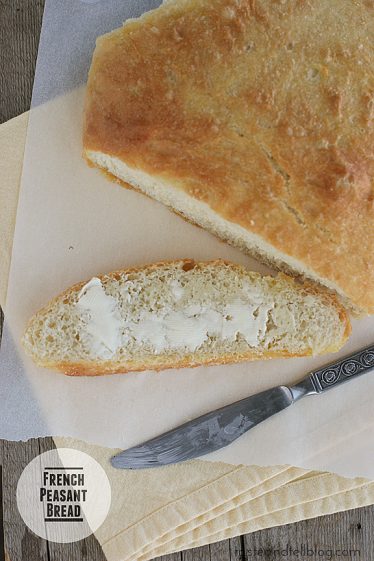 French Peasant Bread | www.tasteandtellblog.com