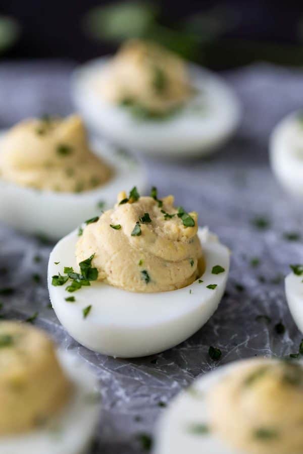 Asian Inspired Deviled Eggs