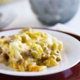 Comforting and creamy, this Green Chile Casserole is simple to prepare and reminds me of home.