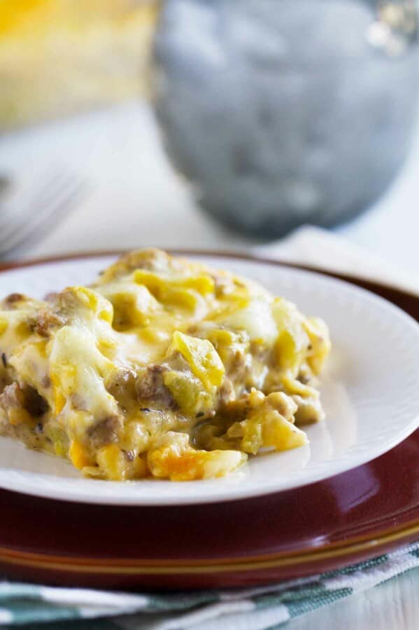 Comforting and creamy, this Green Chile Casserole is simple to prepare and reminds me of home.